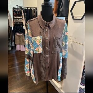 POL SHACKET LACE DETAIL NWT